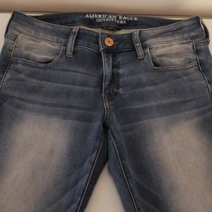 America eagle size 10 super stretch jeans